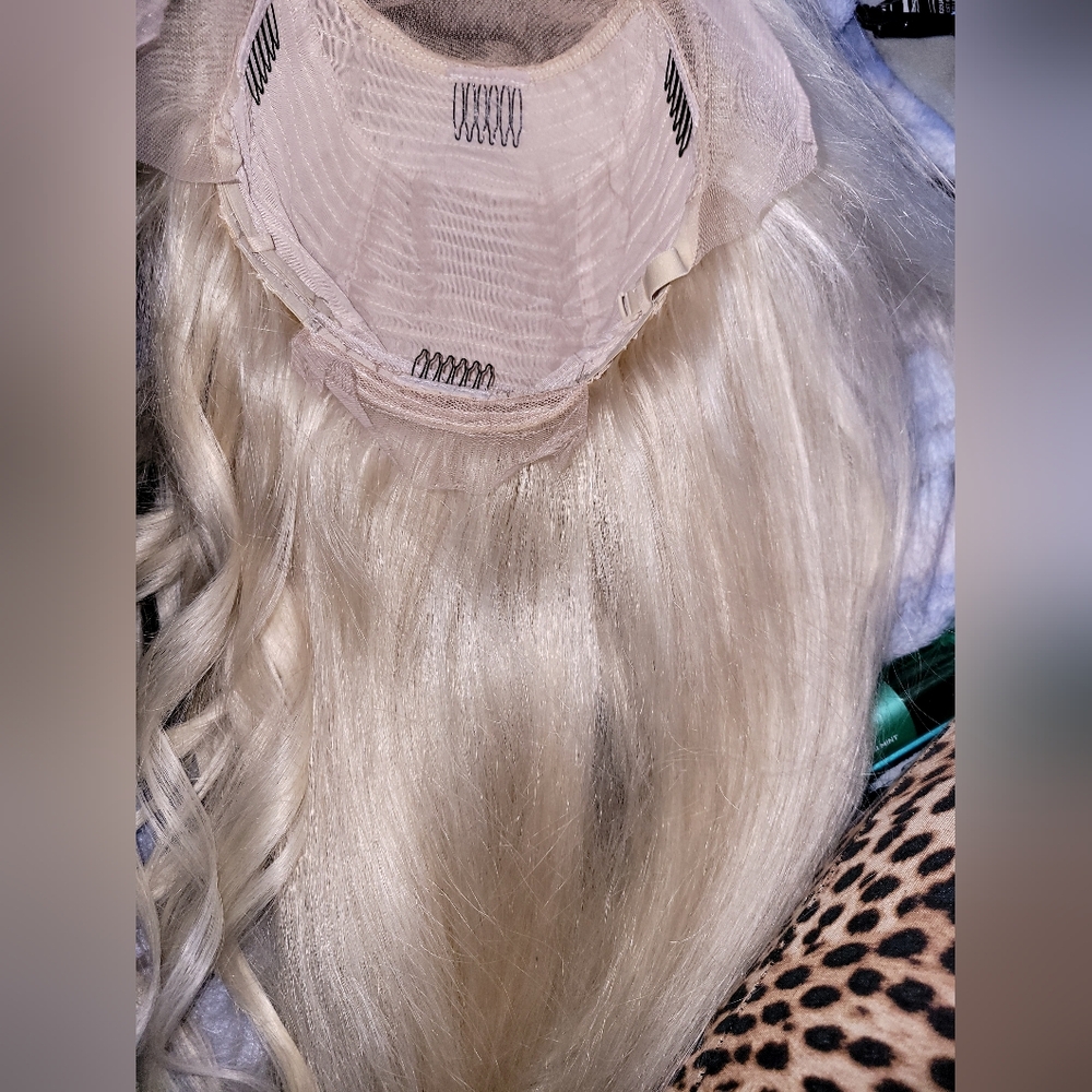 100% Human Hair Platinum Wig! 13×6 Lacefront! Brand New! - Picture 9 of 9